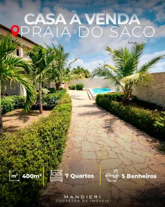 Sobrado com 7 Quartos à venda, 400m² no , Estância