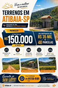 Lote/Terreno à venda, 500m² no Centro, Atibaia
