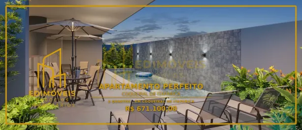 Apartamento com 2 Quartos à venda, 56m² no Coqueiral de Itaparica, Vila Velha