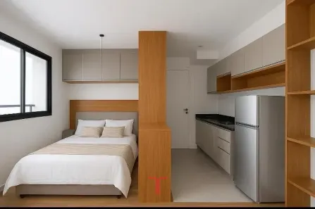 Apartamento com 1 Quarto à venda, 32m² no Mercês, Curitiba