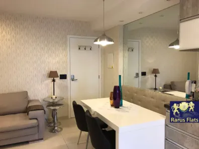 Flat com 1 Quarto para alugar, 43m² no Pinheiros, São Paulo
