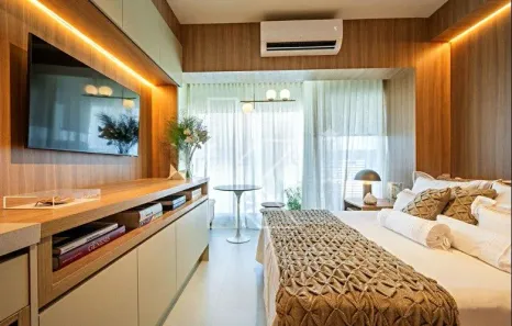 Apartamento com 1 Quarto para venda ou aluguel, 26m² no Jardim das Acácias, São Paulo