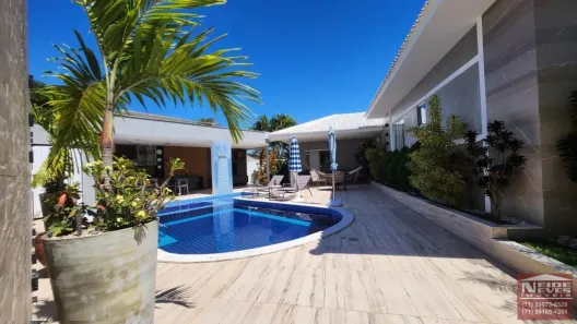 Casa de Condomínio com 4 Quartos à venda, 570m² no Busca Vida (Abrantes), Camaçari