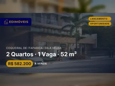 Apartamento com 2 Quartos à venda, 52m² no Coqueiral de Itaparica, Vila Velha
