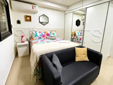Flat com 1 Quarto para alugar, 25m² no Indianópolis, São Paulo