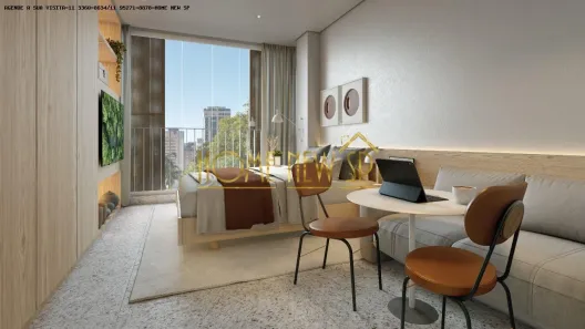 Apartamento com 1 Quarto à venda, 22m² no Pinheiros, São Paulo