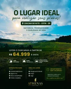 Lote/Terreno à venda, 500m² no Centro (Caucaia do Alto), Cotia