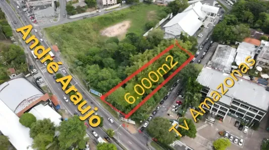 Lote/Terreno à venda, 6000m² no Petrópolis, Manaus