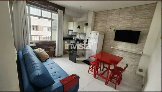 Apartamento com 1 Quarto para alugar, 42m² no Ponta da Praia, Santos