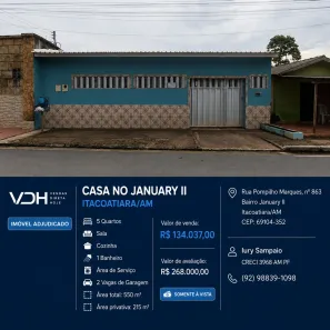 Casa com 5 Quartos à venda, 215m² no Jauari II, Itacoatiara