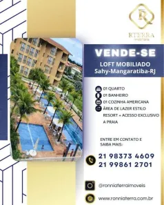 Apartamento com 1 Quarto à venda, 51m² no Sahy, Mangaratiba
