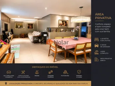 Apartamento com 4 Quartos à venda, 238m² no Cidade Nova, Belo Horizonte