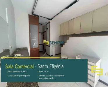 Sala Comercial à venda, 29m² no Santa Efigênia, Belo Horizonte