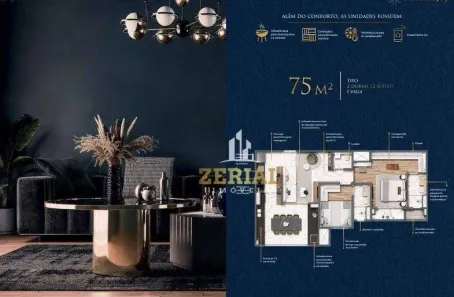 Apartamento com 2 Quartos à venda, 75m² no Ipiranga, São Paulo