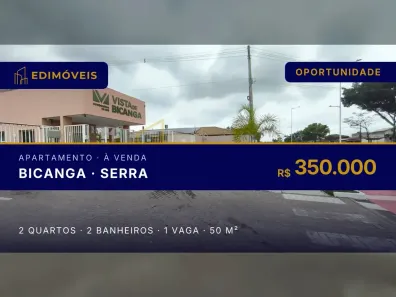 Apartamento com 2 Quartos à venda, 50m² no Bicanga, Serra