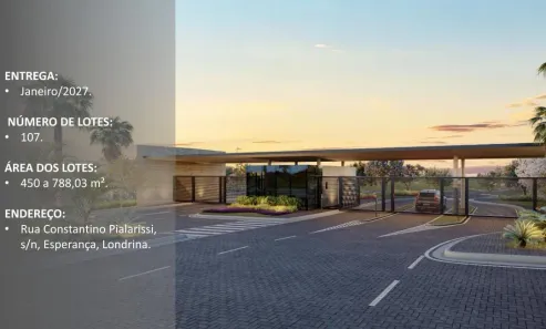 Lote/Terreno com 1 Quarto à venda, 1m² no Portal de Versalhes 3, Londrina