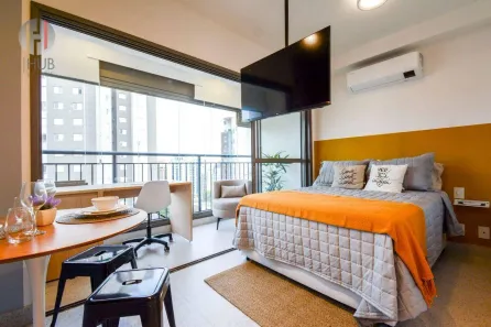 Apartamento com 1 Quarto à venda, 25m² no Indianópolis, São Paulo