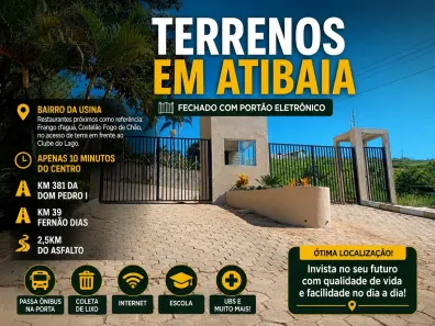 Lote/Terreno à venda, 500m² no Usina, Atibaia