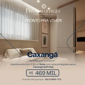 Apartamento com 3 Quartos à venda, 60m² no Caxangá, Recife