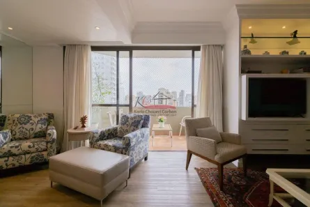 Apartamento com 3 Quartos para venda ou aluguel, 170m² no Moema, São Paulo