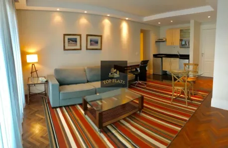 Flat com 1 Quarto para alugar, 50m² no Pinheiros, São Paulo