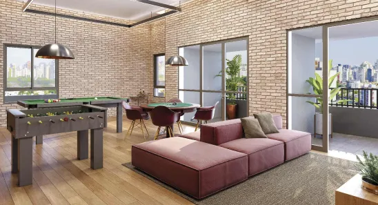 Apartamento com 1 Quarto à venda, 31m² no Santo Amaro, São Paulo