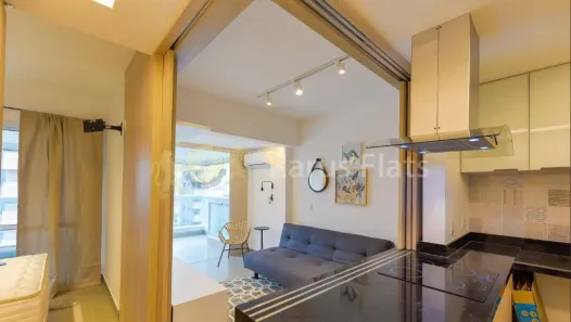 Flat com 1 Quarto para alugar, 49m² no Pinheiros, São Paulo