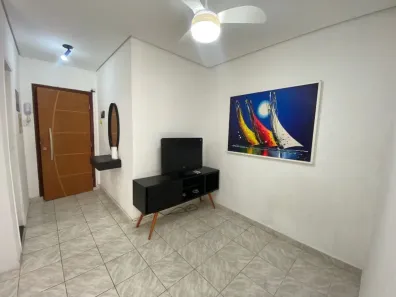 Apartamento com 1 Quarto para alugar, 38m² no Canto do Forte, Praia Grande