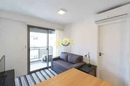 Flat com 1 Quarto para alugar, 36m² no Cidade Monções, São Paulo
