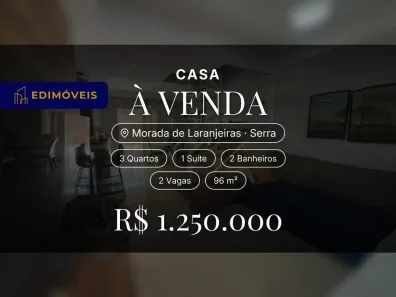 Casa com 3 Quartos à venda, 96m² no Morada de Laranjeiras, Serra