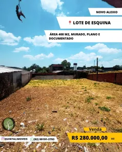Lote/Terreno à venda, 408m² no Novo Aleixo, Manaus