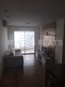 Flat com 1 Quarto para alugar, 47m² no Cidade Monções, São Paulo