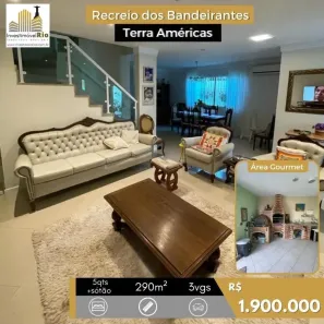 Casa de Condomínio com 5 Quartos à venda, 290m² no Recreio dos Bandeirantes, Rio de Janeiro
