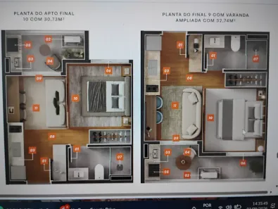 Flat com 1 Quarto à venda, 30m² no Jardim Oswaldo Cruz, São José dos Campos