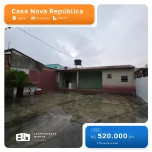 Casa com 3 Quartos à venda, 450m² no Japiim, Manaus