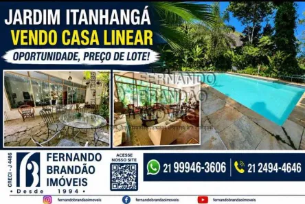 Casa com 5 Quartos à venda, 418m² no Itanhangá, Rio de Janeiro