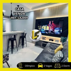 Casa com 2 Quartos à venda, 139m² no Olímpico, São Caetano do Sul