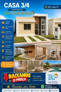 Casa de Condomínio com 3 Quartos à venda, 85m² no , Barra dos Coqueiros