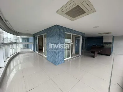 Apartamento com 4 Quartos para alugar, 255m² no Aparecida, Santos