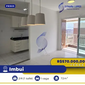 Apartamento com 2 Quartos à venda, 72m² no Imbuí, Salvador