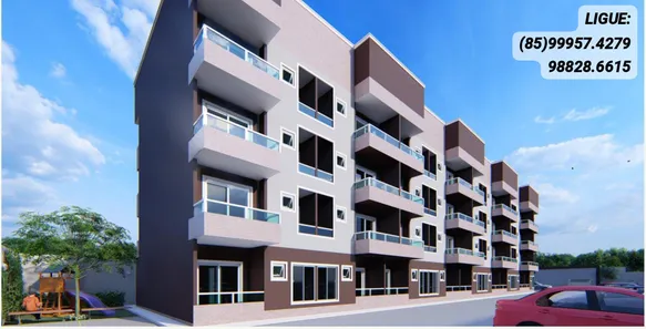 Apartamento com 2 Quartos à venda, 55m² no Iparana, Caucaia