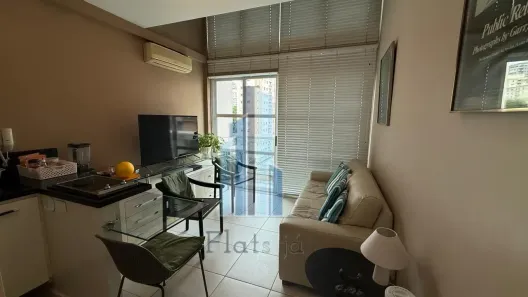 Apartamento com 1 Quarto para alugar, 50m² no Indianópolis, São Paulo