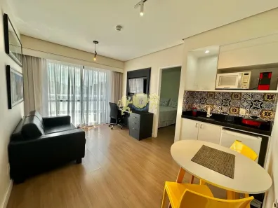 Flat com 1 Quarto para alugar, 35m² no Indianópolis, São Paulo
