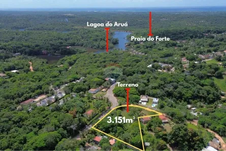 Lote/Terreno à venda, 3151m² no , Mata de São João