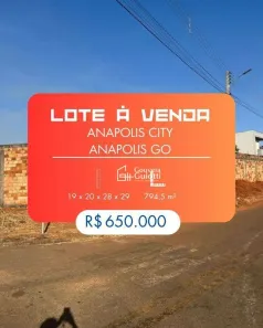 Lote/Terreno à venda, 795m² no Condomínio Alphaville Anápolis, Anápolis