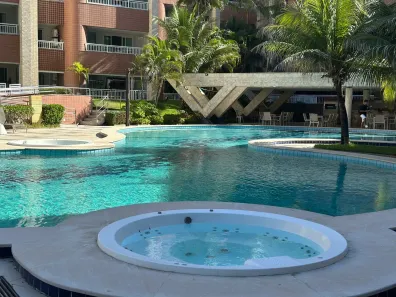 Apartamento com 3 Quartos para alugar, 100m² no Porto das Dunas, Aquiraz