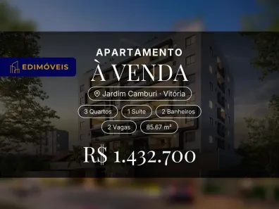 Apartamento com 3 Quartos à venda, 85m² no Jardim Camburi, Vitória