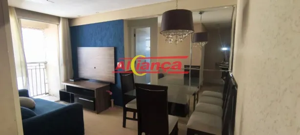 Apartamento com 2 Quartos para alugar, 53m² no Ponte Grande, Guarulhos