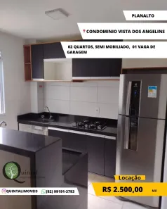 Apartamento com 2 Quartos para alugar, 45m² no Planalto, Manaus