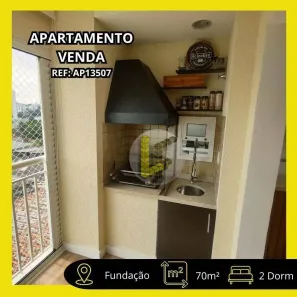Apartamento com 2 Quartos à venda, 70m² no Fundação, São Caetano do Sul